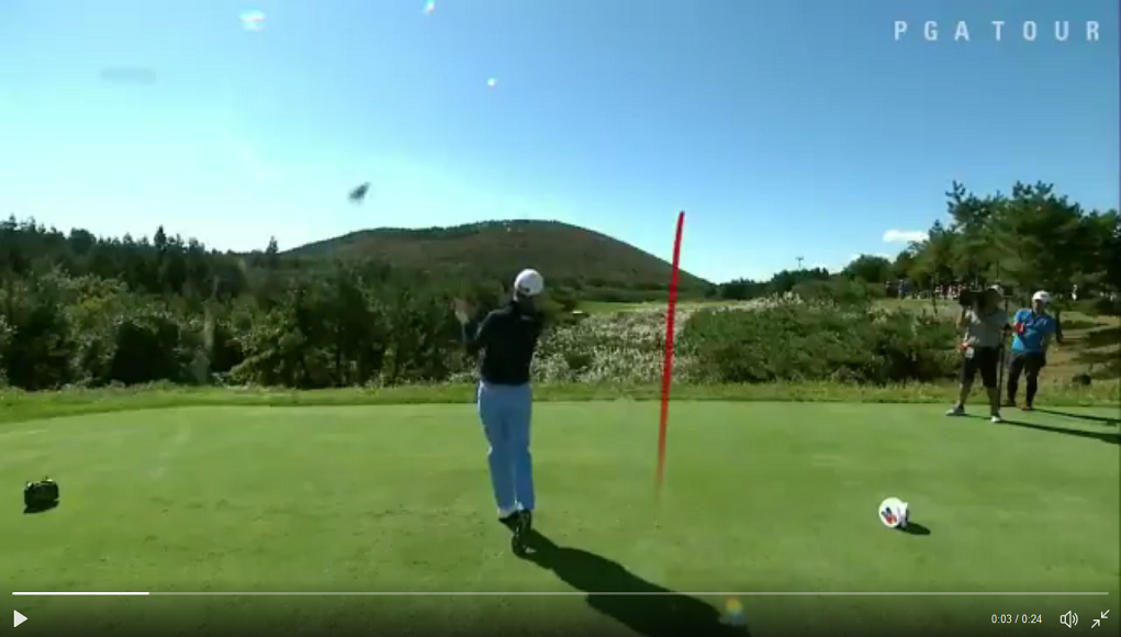 Justin Thomas 461 yard drive
