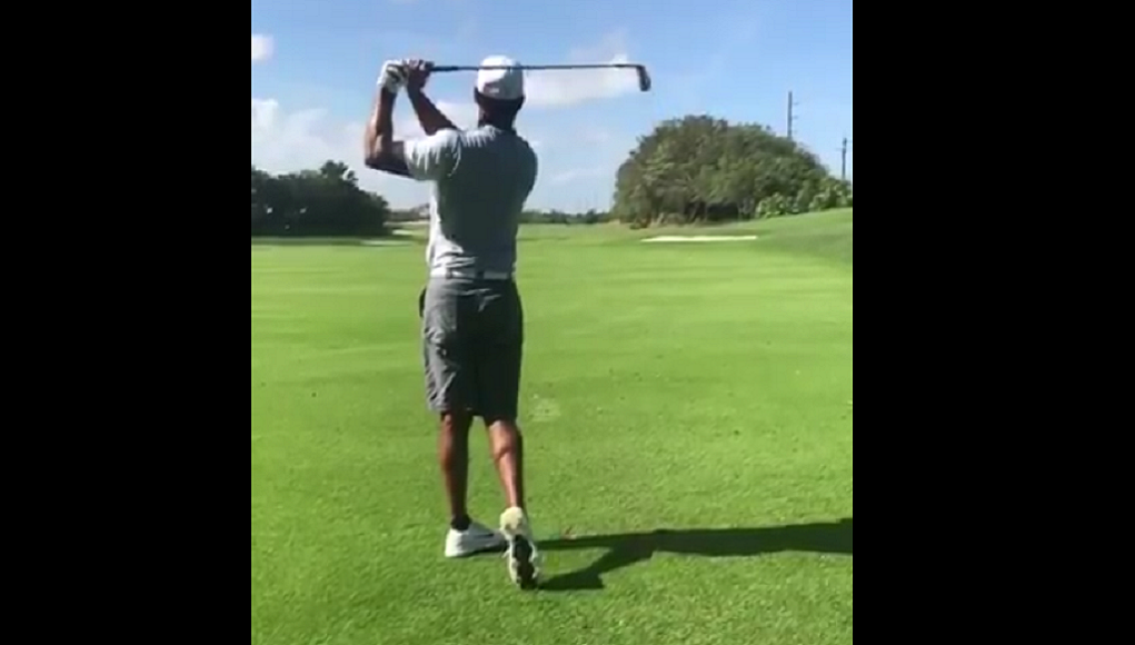 tiger woods new swing