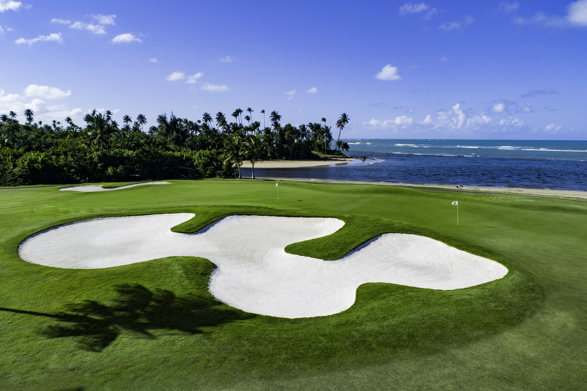 golf, beach, ocean, Puerto Rico