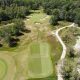 golf course, aerial view, golf