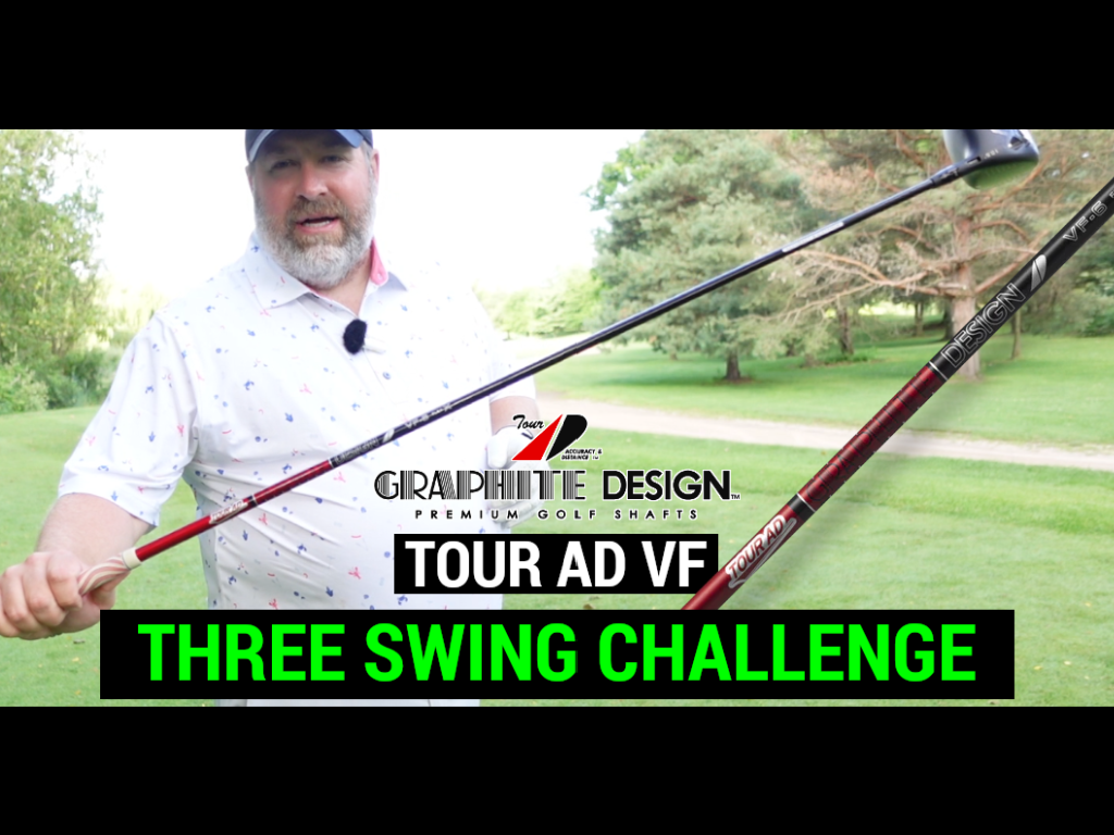 Testing the Graphite Design Tour AD VF Shaft | THREE SWING CHALLENGE